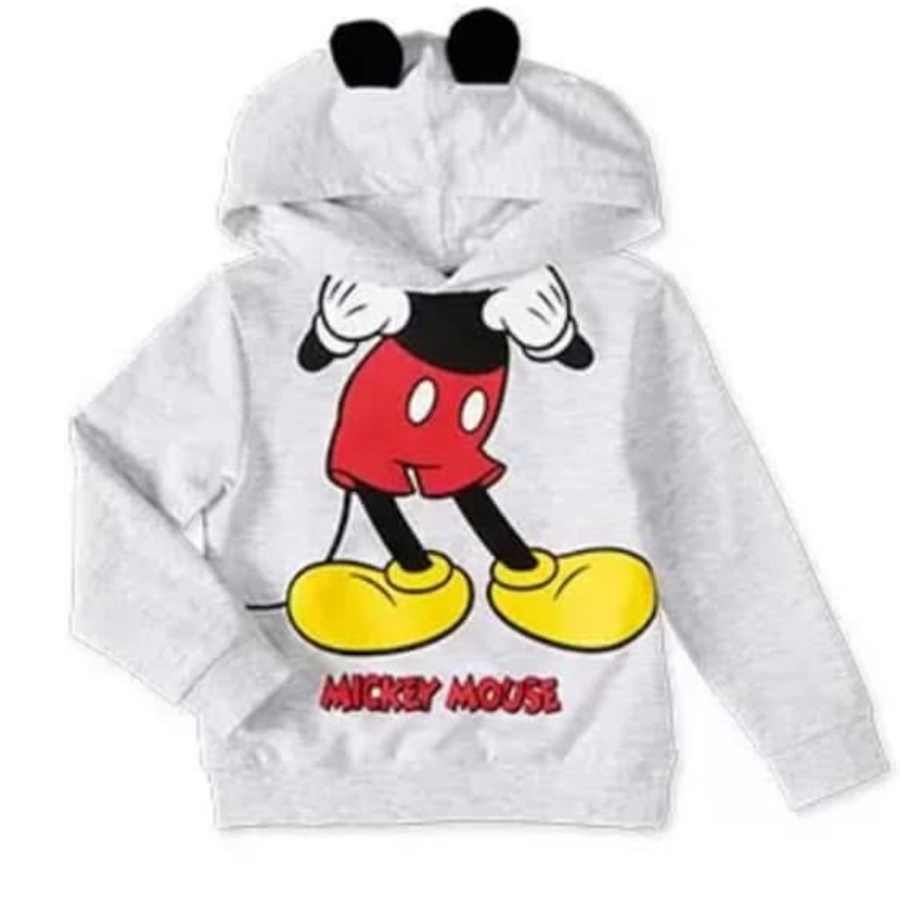 Disney Mickey Mouse Gray Hoodie for Kids